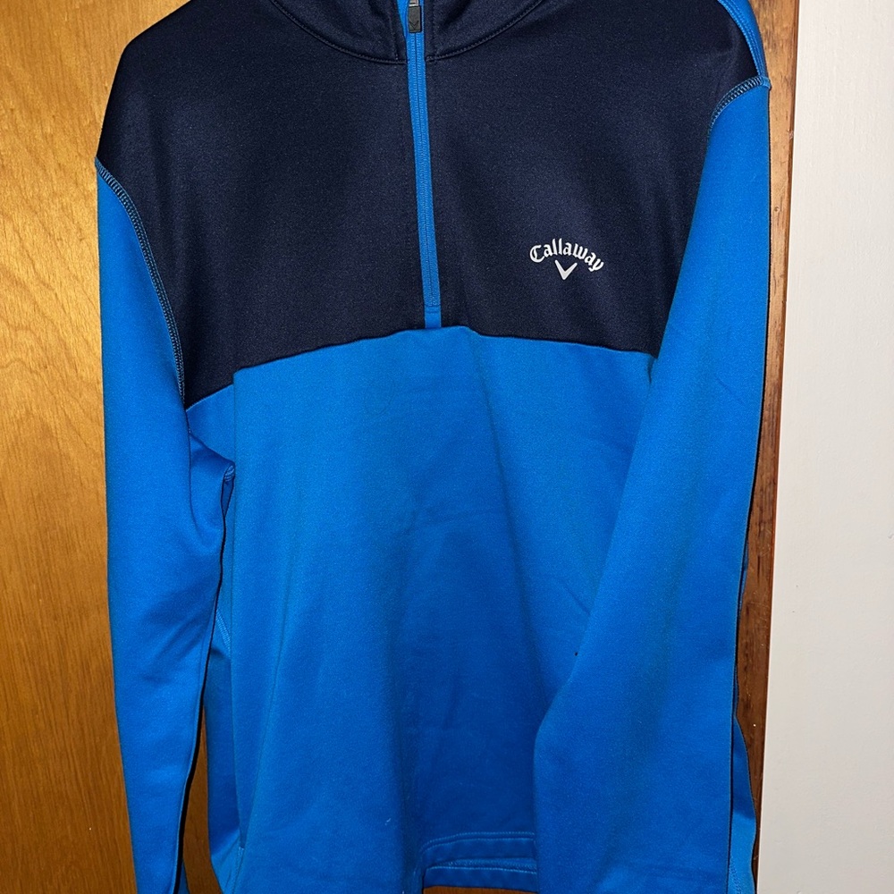 Callaway Men's Blue and Black Sweater
